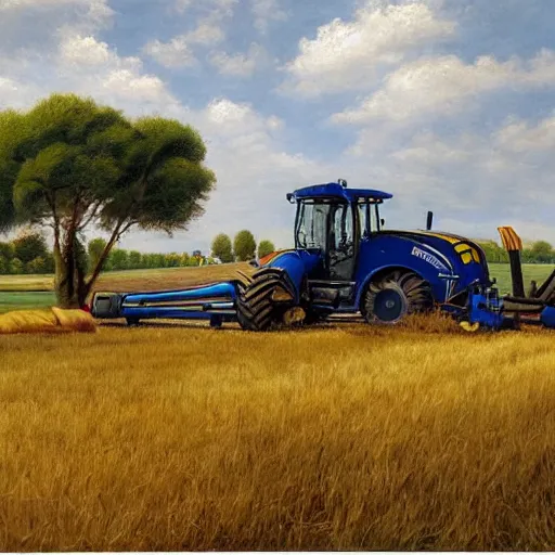 Prompt: new holland realism, high detail,