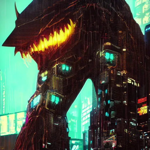 Image similar to portrait of a giant batman monster in the city. intricate abstract. cyberpunk, intricate artwork. neon eyes, by Tooth Wu, wlop, beeple. octane render, trending on artstation, greg rutkowski very coherent symmetrical artwork. cinematic, hyper realism, high detail, octane render, 8k, minimalistic, hyperrealistic surrealism, award winning masterpiece with incredible details, a surreal vaporwave liminal space, highly detailed, trending on ArtStation