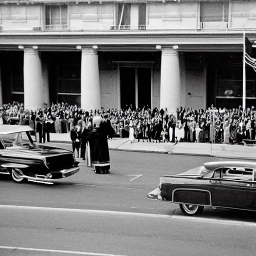 Prompt: JFK assassination from the poin of view of jackie kennedy