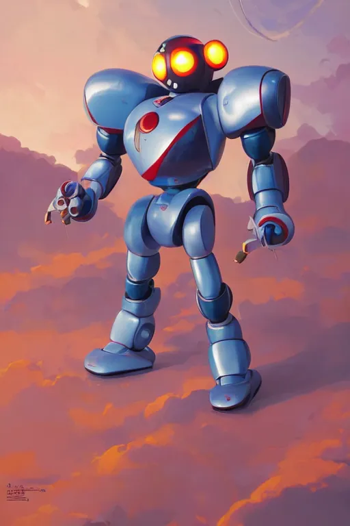 Image similar to metabots medabots medarotto medarot robot minimalist comics, behance hd by jesper ejsing, by rhads, makoto shinkai and lois van baarle, ilya kuvshinov, rossdraws global illumination ray tracing hdr radiating a glowing aura