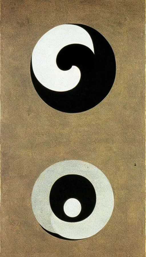 Prompt: Abstract representation of ying Yang concept, by Leonardo da vinci