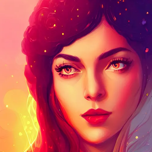 Image similar to beautiful charming goddess of sunshine and roses, inspired by stephanie beatriz and ruby rose, character art portrait, deviantart artstation, by alena aenami, by michael whelan, behance hd, bokeh