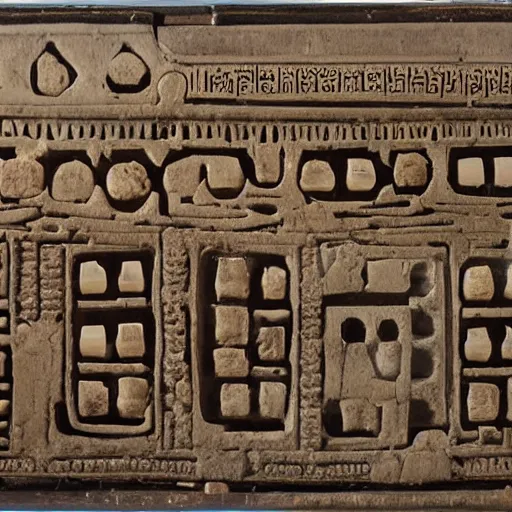 Prompt: ancient mesopotamian computer