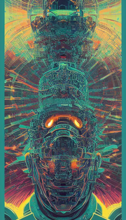 Prompt: king of demise, bismuth, futurism, dan mumford, victo ngai, kilian eng, da vinci, josan gonzalez