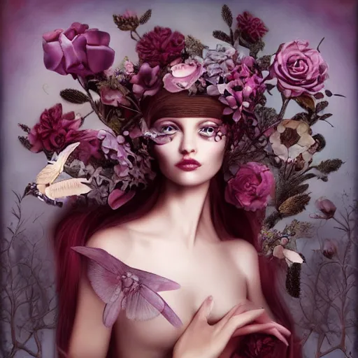 Prompt: scene of thoughts by Natalie Shau, masterpiece