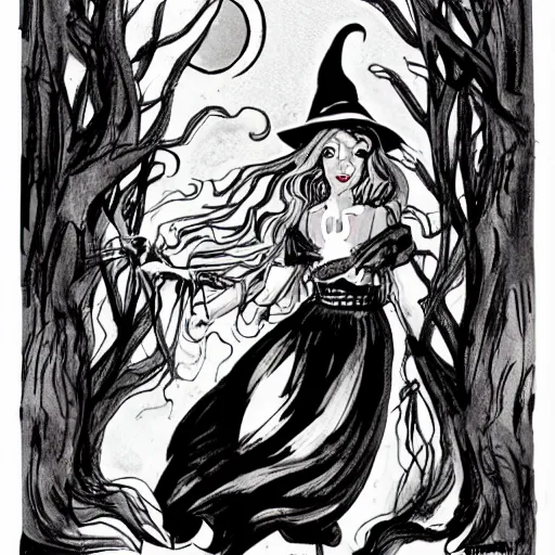 Image similar to a witch by barbara canepa and elisabetta gnone