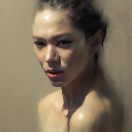 Prompt: portrait by ruan jia