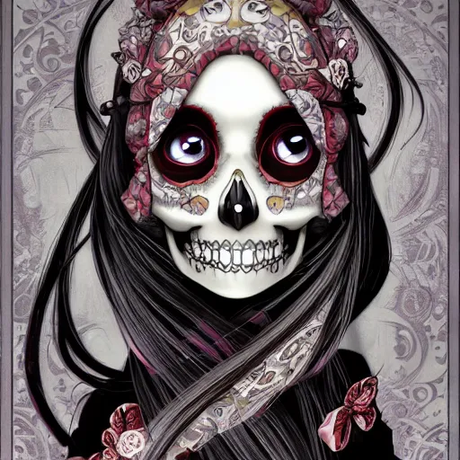 CRODY 13cmx10.8cm for Sugar Skull Day of The Dead Anime Funny Car Stickers  : Amazon.co.uk: Automotive