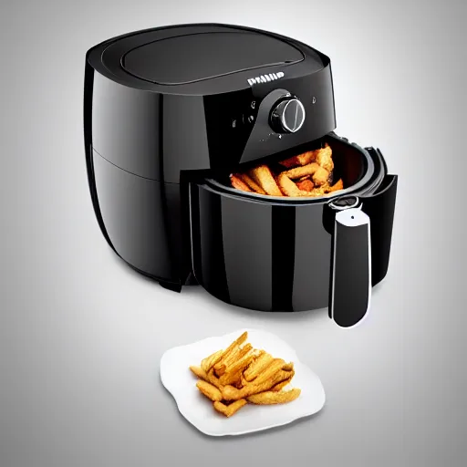 Image similar to philips airfryer, product photography, studio lighting