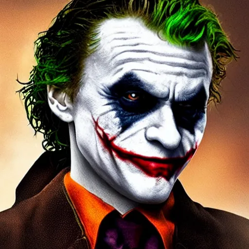 Image similar to the joker as harry potter