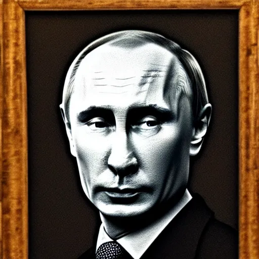 Prompt: detailed portrait of vladimir putin in the form of a goat with a pentagram on the background