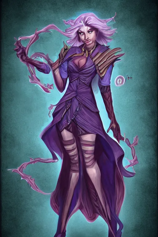 Image similar to arcane character by alexis wanneroy