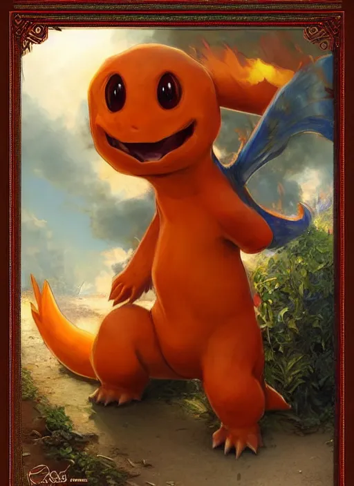 Random Pokémon day 489 Charmander : r/Pokemonart