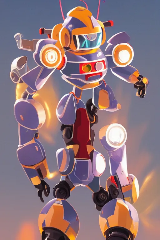 Image similar to metabots medabots medarotto medarot robot minimalist comics helmet mask neon cybereye, behance hd by jesper ejsing, by rhads, makoto shinkai and lois van baarle, ilya kuvshinov, rossdraws global illumination ray tracing hdr radiating a glowing aura