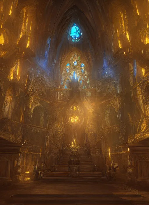 Prompt: chapel, ultra detailed fantasy, elden ring, realistic, dnd, rpg, lotr game design fanart by concept art, behance hd, artstation, deviantart, global illumination radiating a glowing aura global illumination ray tracing hdr render in unreal engine 5