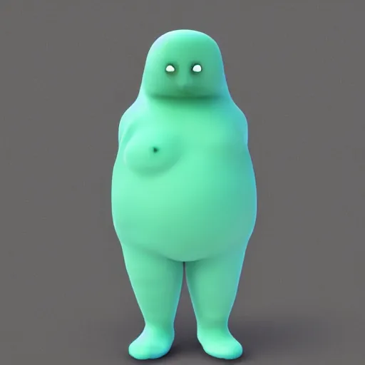 Prompt: living blob made out of acid, hd