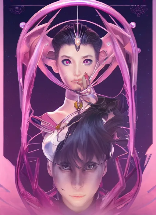 Prompt: symmetry!! portrait of sailor moon! alien in the style of horizon zero dawn, machine face, intricate, elegant, highly detailed, digital painting, artstation, concept art, smooth, sharp focus, illustration, art by artgerm and greg rutkowski and alphonse mucha, 8 k