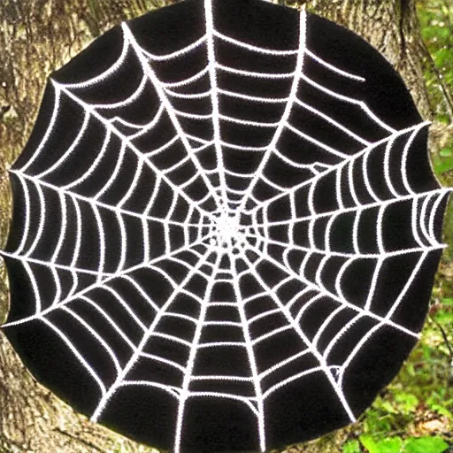 Image similar to ancient wise spider web king of the forest iridiescent