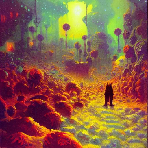 Prompt: an amazing piece of art by Paul Lehr