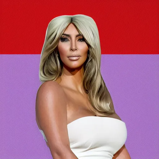 Image similar to Donald Trump as Kim Kardashian