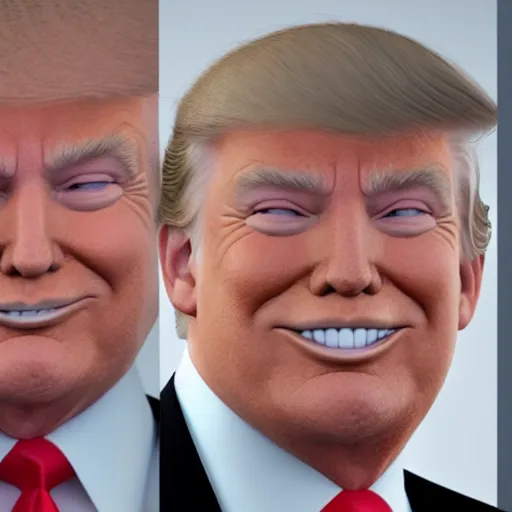 Prompt: donald trump, charming smile, illustration, by artgerm lau, & jeehyung lee & wlop, hyperdetailed, 8 k realistic, symmetrical, frostbite 3 engine, cryengine, dof, trending on artstation, trending on deviantart