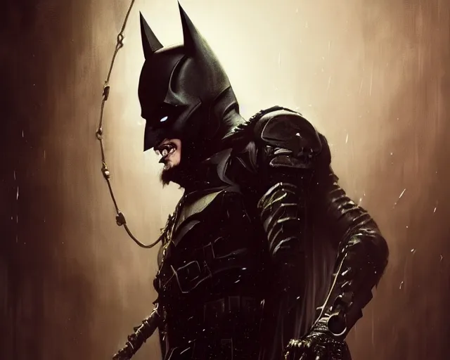 Image similar to highly detailed portrait of johnny depp as the batman who laughs, in batman : arkham knight, stephen bliss, unreal engine, fantasy art by greg rutkowski, loish, rhads, ferdinand knab, makoto shinkai and lois van baarle, ilya kuvshinov, rossdraws, tom bagshaw, global illumination, radiant light, detailed and intricate environment