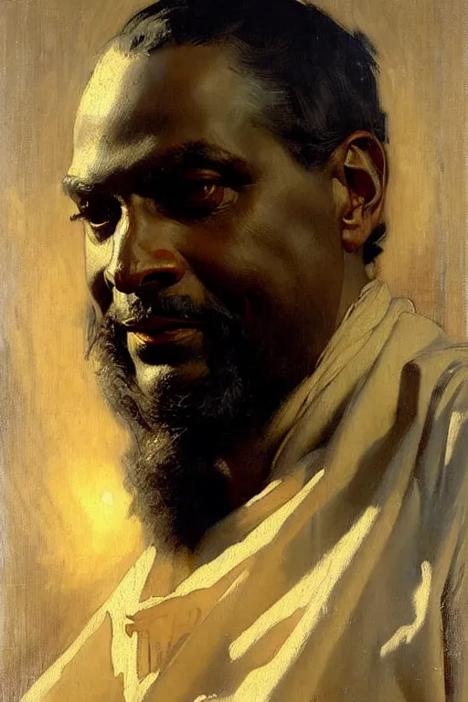 Image similar to leyendecker and solomon joseph solomon and richard schmid and jeremy lipking victorian loose genre loose painting full length portrait painting of jesus