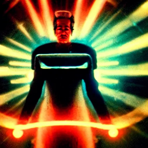 Image similar to movie still of a cyborg, cinematic composition, cinematic light, by alejandro jodorowsky and david lynch