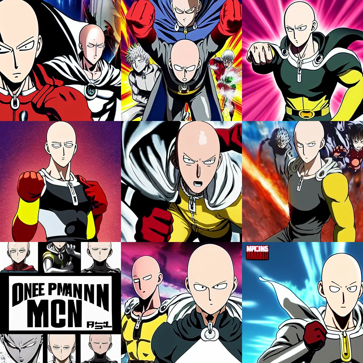 Prompt: one punch man