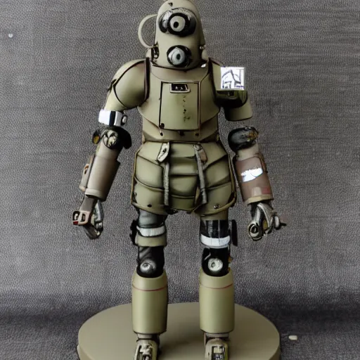 Image similar to maschinen krieger armored walking suit in the style of makoto kobayashi