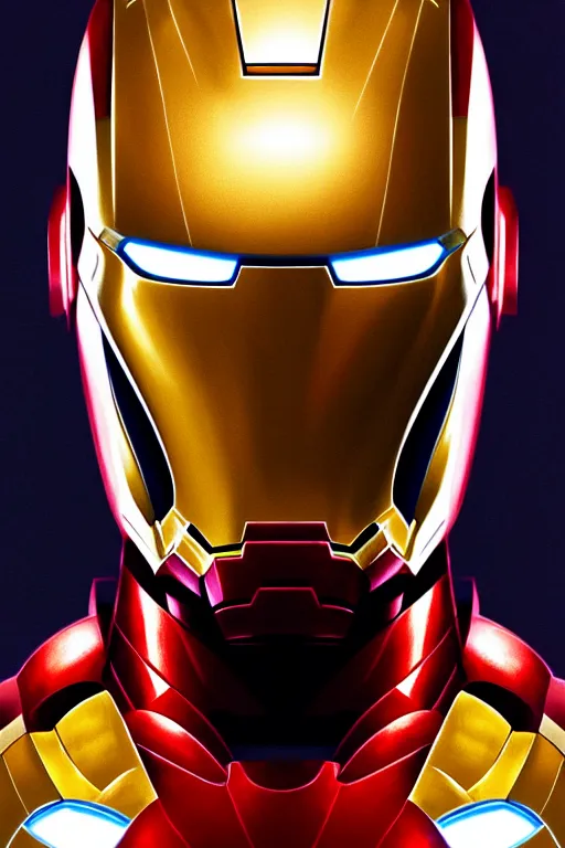 ArtStation - Casco Iron man