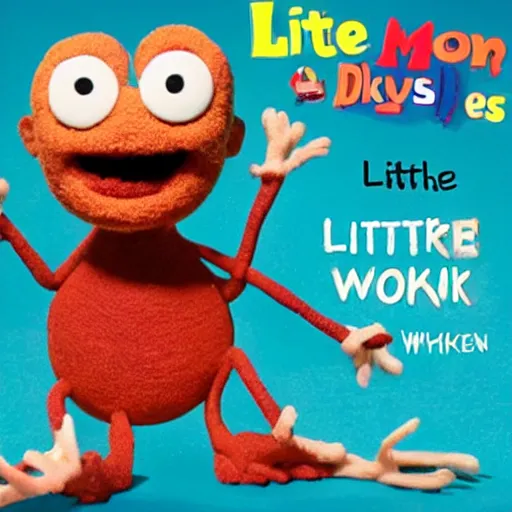 Prompt: little mr wonky eyes by richard hargreaves and jim henson