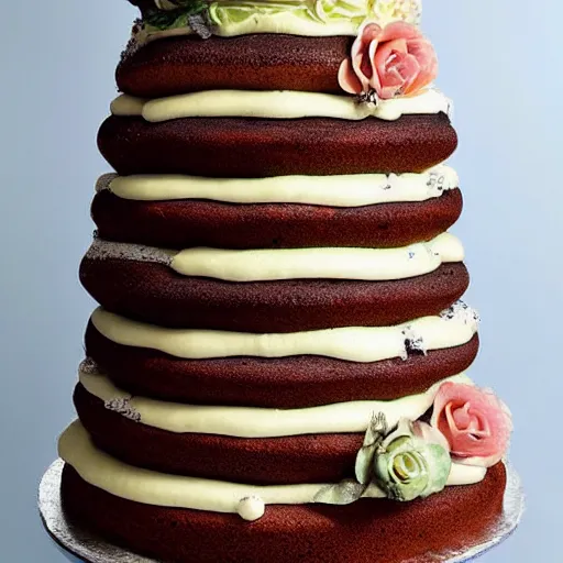 Image similar to a cake made of noses