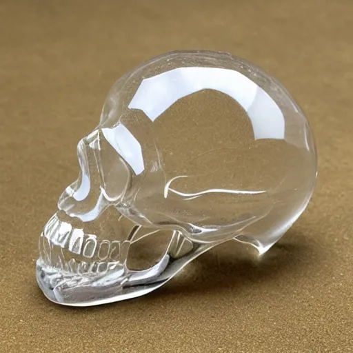 Image similar to clear quartz skull