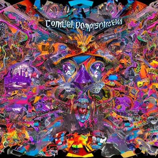 Prompt: complete and total multidimensional chaos