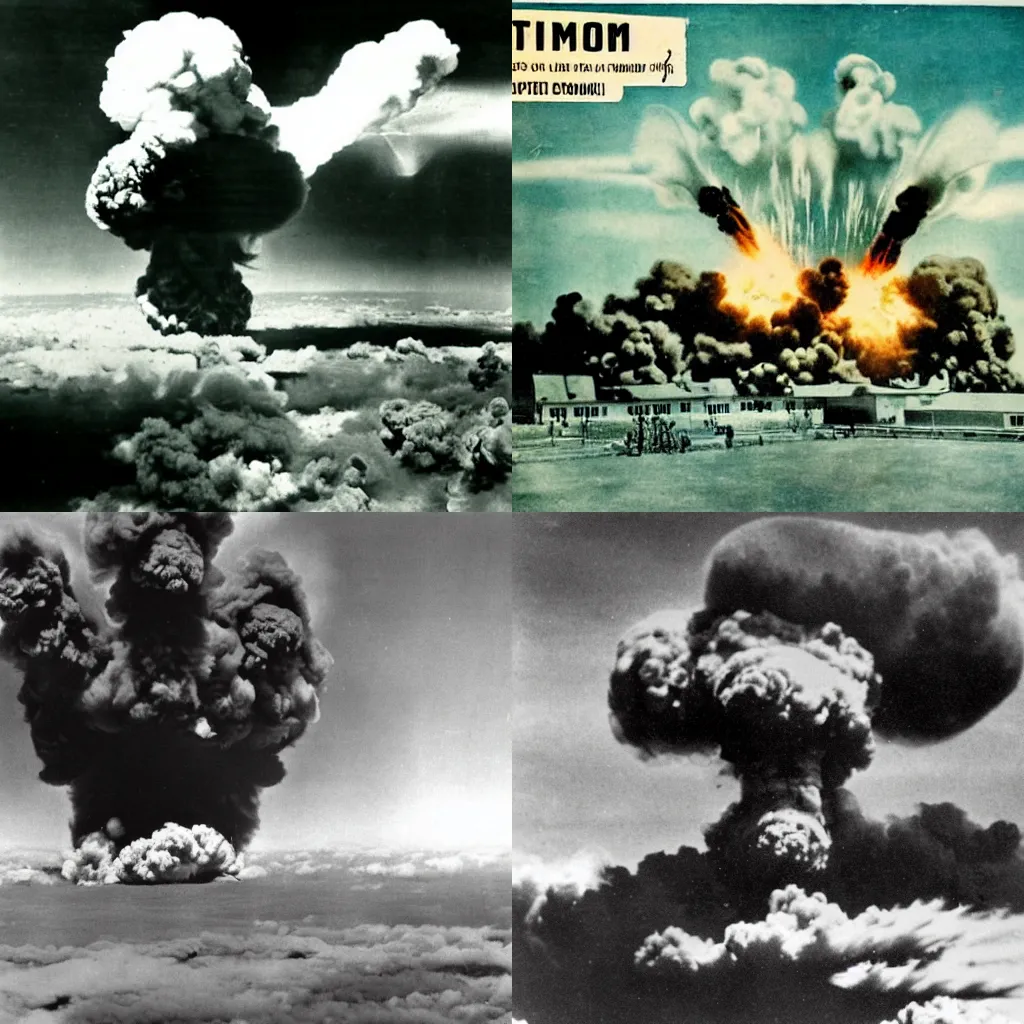 Prompt: atomic bomb