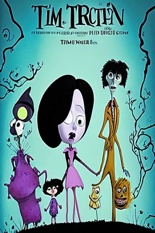 Image similar to tim burton animated feature