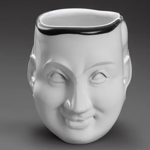 Image similar to a face jug, product image