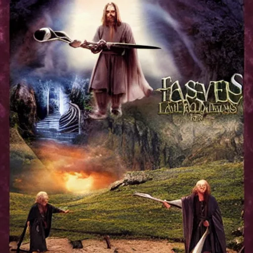 Prompt: heaven, fanatasy, lotr style, no text