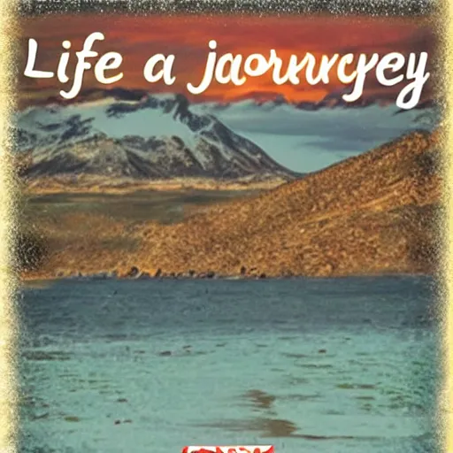 Image similar to life is a journey man