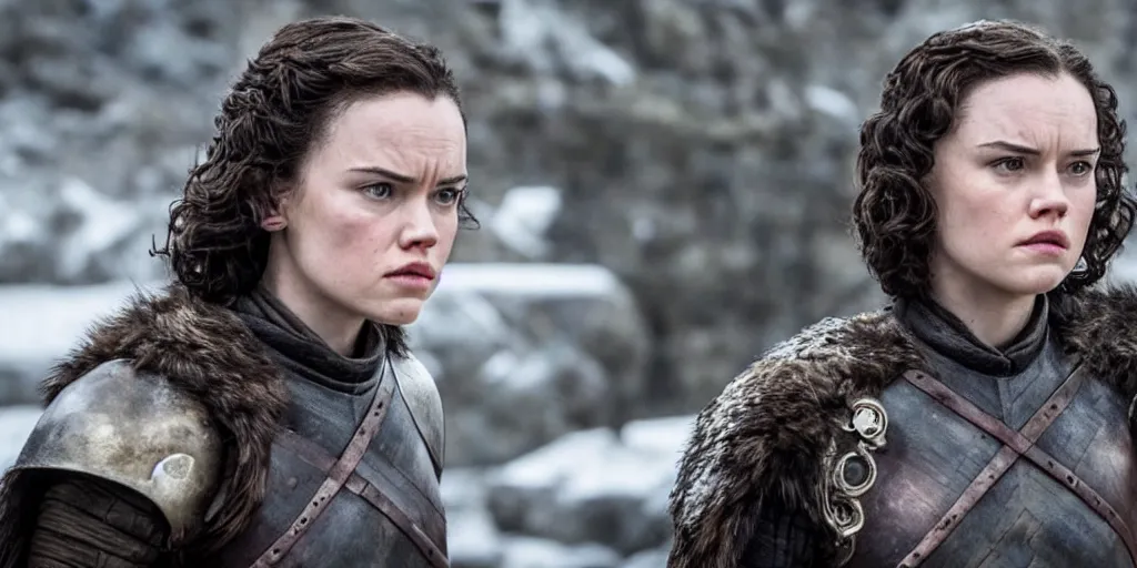 Image similar to Daisy Ridley in a scene from Game of Thrones