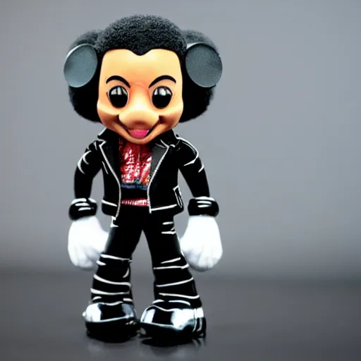 Image similar to black face, michael jackson, michael jackson, michael jackson, michael jackson, michael jackson, michael jackson, michael jackson, michael jackson, ( ( ( mickey mouse ) ) ), nendroid, butcher billy style