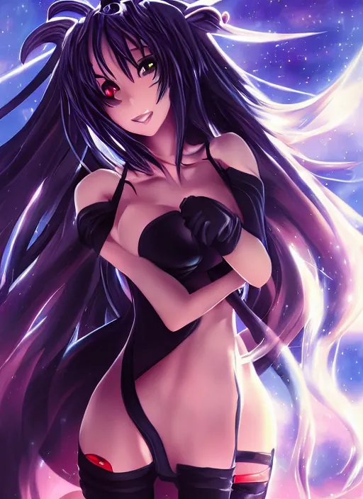 Raynare, High School DXD anime character in a, Stable Diffusion