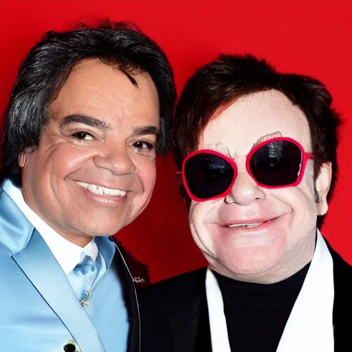 Image similar to juan gabriel meets elton john