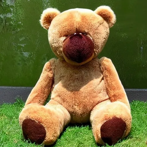 Image similar to ugliest teddy bear