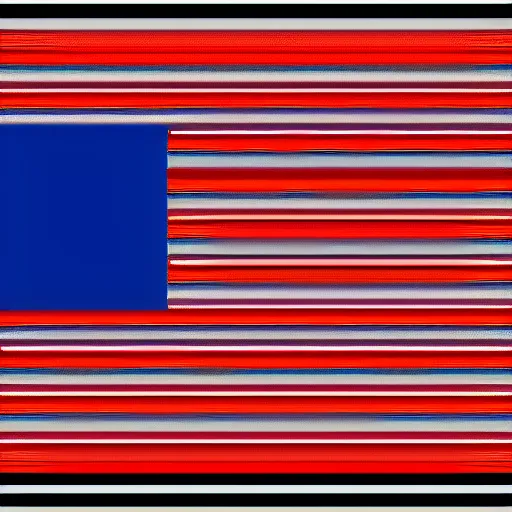 Image similar to the flag of a glitching society