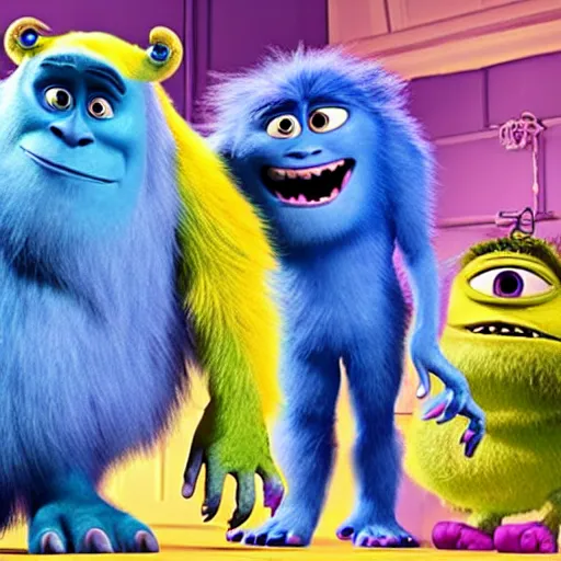 Image similar to dream about monsters inc