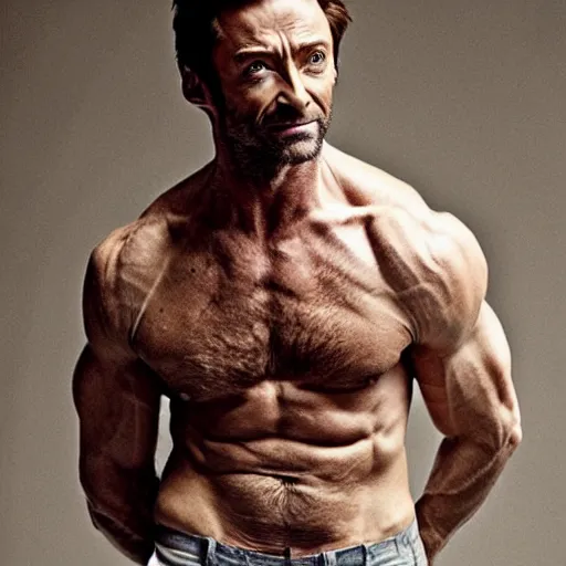 Image similar to hugh jackman photographed by annie leibovitz