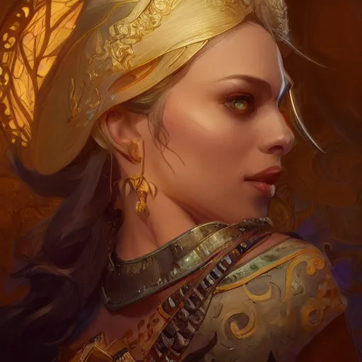 Image similar to Hanif Bali, closeup, D&D, fantasy, intricate, elegant, highly detailed, digital painting, artstation, concept art, matte, sharp focus, illustration, hearthstone, art by Artgerm and Greg Rutkowski and Alphonse Mucha