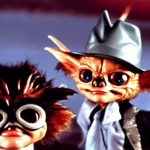 Image similar to frame from back to the future gremlins